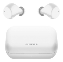 ausiniu deklas - Ausinės STREETZ True Wireless, Bluetooth 5, įkrovimo dėklas 500 mAh, baltos  / TWS-111 - 1 nuotrauka