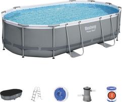pompa baseinui - Baseinas Bestway Power Steel™ 4.88m x 3.05m x 1.07m - 1 nuotrauka