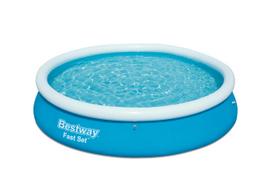 bestway 366 - Bestway Fast Set 57273 antžeminis baseinas Pripučiamas baseinas Apskritas 5377 L Mėlyna - 1 nuotrauka