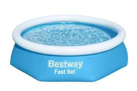 baseinu siurbliai - Baseinas  Bestway Fast Set 2,44mx 61cm su filtravimo siurbliu - 3 nuotrauka