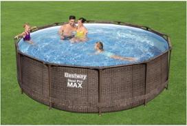 kopecios baseinas - Karkasinis sodo baseinas 366 x 100 cm Bestway 56709 - 4 nuotrauka