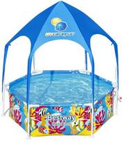 baseinas bestway - Karkasinis sodo baseinas su stogu vaikams 183x51 cm Bestway 5618T - 1 nuotrauka
