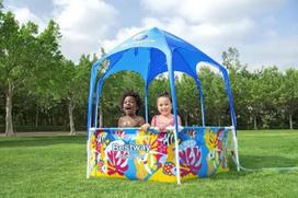 baseinas bestway - Karkasinis sodo baseinas su stogu vaikams 183x51 cm Bestway 5618T - 2 nuotrauka