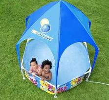 baseinas bestway - Karkasinis sodo baseinas su stogu vaikams 183x51 cm Bestway 5618T - 3 nuotrauka
