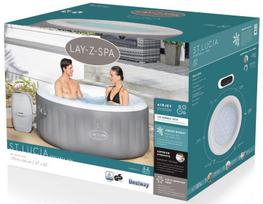 pripuciama sukurine vonia - 3 vietų pripučiama SPA sūkurinė vonia 170 x 66 cm Bestway 60037 - 8 nuotrauka