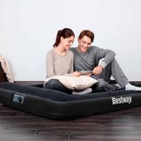 ciuziniu siurblys - Bestway® TriTech™ pripučiamas čiužinys "Aerolux" suį montuotu kintamosios srovės siurbliu 1.91m x 1.37m x 30cm - 2 nuotrauka