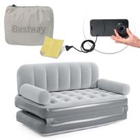 Aksominė sofa su įmontuotu siurbliu 188x152x64cm Bestway 75079