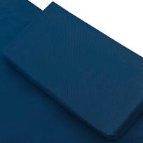 gultai - Gultas VLX Outdoor Lounge Bed With Canopy 313523, mėlynas - 7 nuotrauka