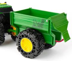modeliukai traktoriai - Žaislinis traktorius John Deere Tractor with Wagon, žalia - 5 nuotrauka