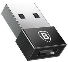 macbook c ikroviklis - Baseus Exquisite iš USB į Type-C juodas CATJQ-A01 - 1 nuotrauka