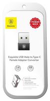 macbook c ikroviklis - Baseus Exquisite iš USB į Type-C juodas CATJQ-A01 - 2 nuotrauka