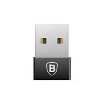 macbook c ikroviklis - Baseus Exquisite iš USB į Type-C juodas CATJQ-A01 - 3 nuotrauka