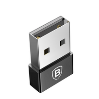 macbook c ikroviklis - Baseus Exquisite iš USB į Type-C juodas CATJQ-A01 - 4 nuotrauka