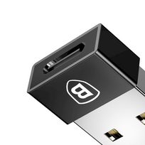 macbook c ikroviklis - Baseus Exquisite iš USB į Type-C juodas CATJQ-A01 - 5 nuotrauka