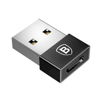 macbook c ikroviklis - Baseus Exquisite iš USB į Type-C juodas CATJQ-A01 - 6 nuotrauka