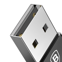 macbook c ikroviklis - Baseus Exquisite iš USB į Type-C juodas CATJQ-A01 - 9 nuotrauka