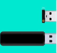 adapter logitech - LOGITECH USB Unifying Receiver N/A EMEA - 3 nuotrauka