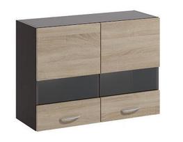 spinteles virsutines - WIPMEB Livia LV-01/G80 W Kitchen Cabinet Sonoma Oak - 1 nuotrauka
