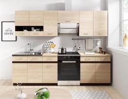 spinteles virsutines - WIPMEB Livia LV-01/G80 W Kitchen Cabinet Sonoma Oak - 2 nuotrauka