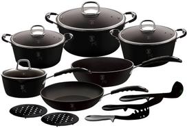 Puodų komplektas Berlinger Haus Black Professional Line BH-6129, 160 - 280 mm, 1.2 - 6.1 l, 15 vnt.