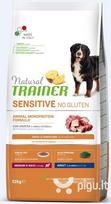 trainer adult 12 kg - Sausas šunų maistas Natural Trainer Sensitive No Gluten Duck, antiena, 12 kg - 2 nuotrauka
