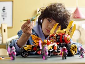 lego drakonas - LEGO NINJAGO Kai auksinio drakono automobilis 71773 - 9 nuotrauka