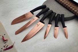virtuviniaj peilei - Virtuvinių peilių komplektas Berlinger Haus Rose Gold BH-2648, 6 vnt. - 3 nuotrauka