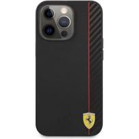 Ferrari "FESAXHCP13LBK Smooth and Carbon Effect Hard Case iPhone 13 Pro" Black