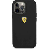 Ferrari "FESSIHCP13XBK Liquid Silicone Metal Logo Case iPhone 13 Pro Max"