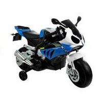 Vaikiškas elektrinis BMW S1000RR motociklas, mėlynas
