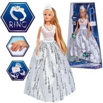 Lėlė Steffi su Vestuvine suknele su Swarovski kristalais SIMBA Steffi Love