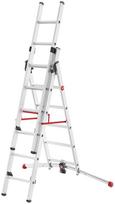 Aliuminio kombinuotos kopėčios Hailo ProfiLOT 9306-507, 2x6   1x5 pak