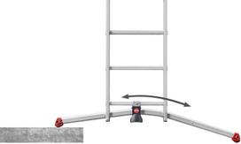 kopecios 3 daliu - Aliuminio kombinuotos kopėčios Hailo ProfiLOT 9306-507, 2x6   1x5 pak - 9 nuotrauka