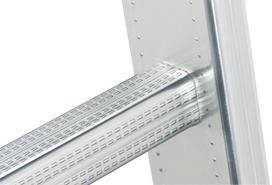 kopecios 3 daliu - Aliuminio kombinuotos kopėčios Hailo ProfiLOT 9306-507, 2x6   1x5 pak - 11 nuotrauka