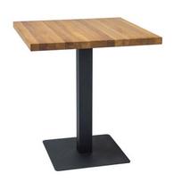 Signal Puro Table 80x80cm Oak/Black