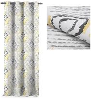 naktines uzuolaidos blackout - AmeliaHome Blackout Geometric Curtains Grey 140x245 - 2 nuotrauka