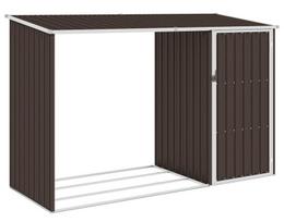 sodo pasiures - Sodo pašiūrė įrankiams ir malkoms VLX Firewood Shed 46296, 980 mm x 2450 mm x 1590 mm - 1 nuotrauka