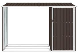 sodo pasiures - Sodo pašiūrė įrankiams ir malkoms VLX Firewood Shed 46296, 980 mm x 2450 mm x 1590 mm - 2 nuotrauka