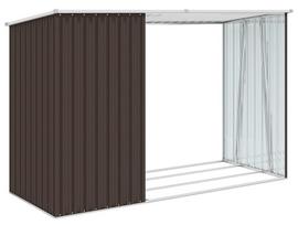 sodo pasiures - Sodo pašiūrė įrankiams ir malkoms VLX Firewood Shed 46296, 980 mm x 2450 mm x 1590 mm - 3 nuotrauka