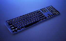 wireless keyboard - Matias aluminum Mac bluetooth backlight Space Gray - 3 nuotrauka