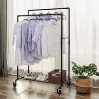 juodas manekenas drabuziu kabyklos - Songmics Clother Rack Black 162cm - 5 nuotrauka