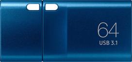 type c usb flash drive - USB atmintinė Samsung MUF-64DA/APC, mėlyna, 64 GB - 3 nuotrauka
