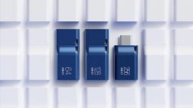type c usb flash drive - USB atmintinė Samsung MUF-64DA/APC, mėlyna, 64 GB - 8 nuotrauka