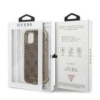 iphone 12 pro max deklai - Guess "GUHCP12LGF4GBR 4G Charms Cover iPhone 12 Pro Max" Brown - 9 nuotrauka