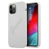 apple iphone 12 pro max, - Guess "GUHCP12LLSVSCR Silicone Vintage Cover iPhone 12 Pro Max" Cream - 1 nuotrauka