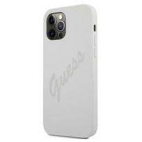 apple iphone 12 pro max, - Guess "GUHCP12LLSVSCR Silicone Vintage Cover iPhone 12 Pro Max" Cream - 2 nuotrauka