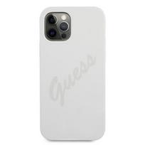 apple iphone 12 pro max, - Guess "GUHCP12LLSVSCR Silicone Vintage Cover iPhone 12 Pro Max" Cream - 3 nuotrauka