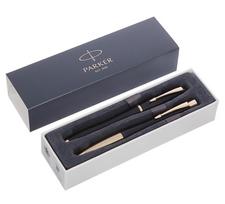 Parker 2093381 rašiklių rinkinys Juoda, Auksas 2 vnt