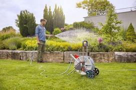 gardena laistymo vezimelis - Gardena Hose Trolley AquaRoll L Easy Hose Set Metal - 3 nuotrauka