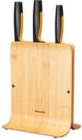 stovas peiliams - Virtuvinių peilių komplektas Fiskars Functional Form Bamboo Knife Set, 4 vnt. - 1 nuotrauka